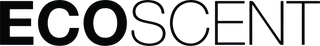 Logo of Ecoscent with black text on a white background