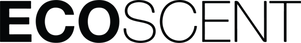 Logo of Ecoscent with black text on a white background