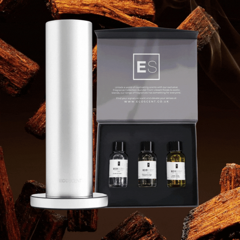 EcoScent Wireless Bluetooth Barrel and Oudh Mood Bundle