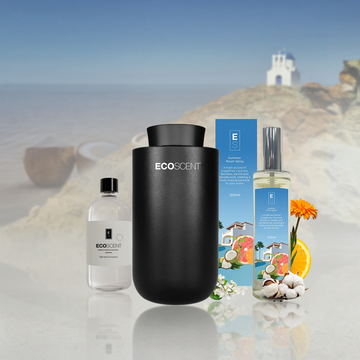 Greek Escape Essentials - Scent Diffuser, Fragrance Oil, Room Spray