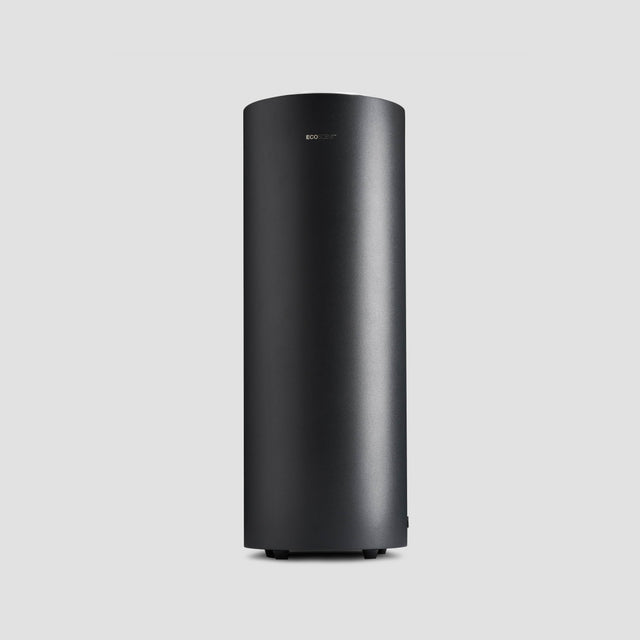 EcoScent Titania – Commercial Floor-Standing Programmable Scent Machine in black, designed to scent areas up to 2,000 m³ with a sleek cylindrical shape.