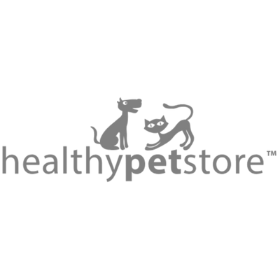 grey pet logo on a white background