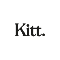 The black serif text 'Kitt.' logo centered on a plain white background.