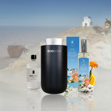 Greek Escape Essentials - Scent Diffuser, Fragrance Oil, Room Spray